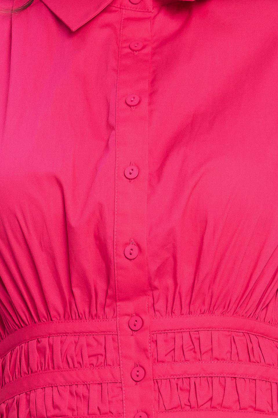 SUGAR CLOUD WOVEN MIDI DRESS