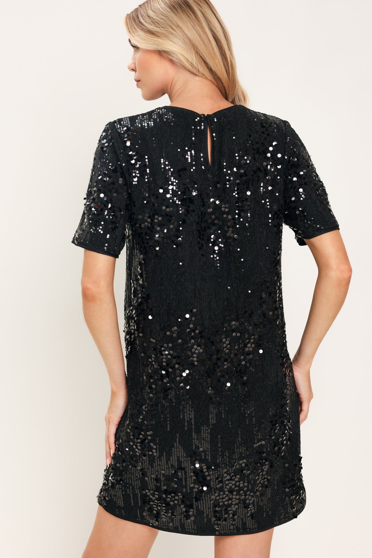 NOIR & IVORY BLACK/CREAM STATEMENT DRESS