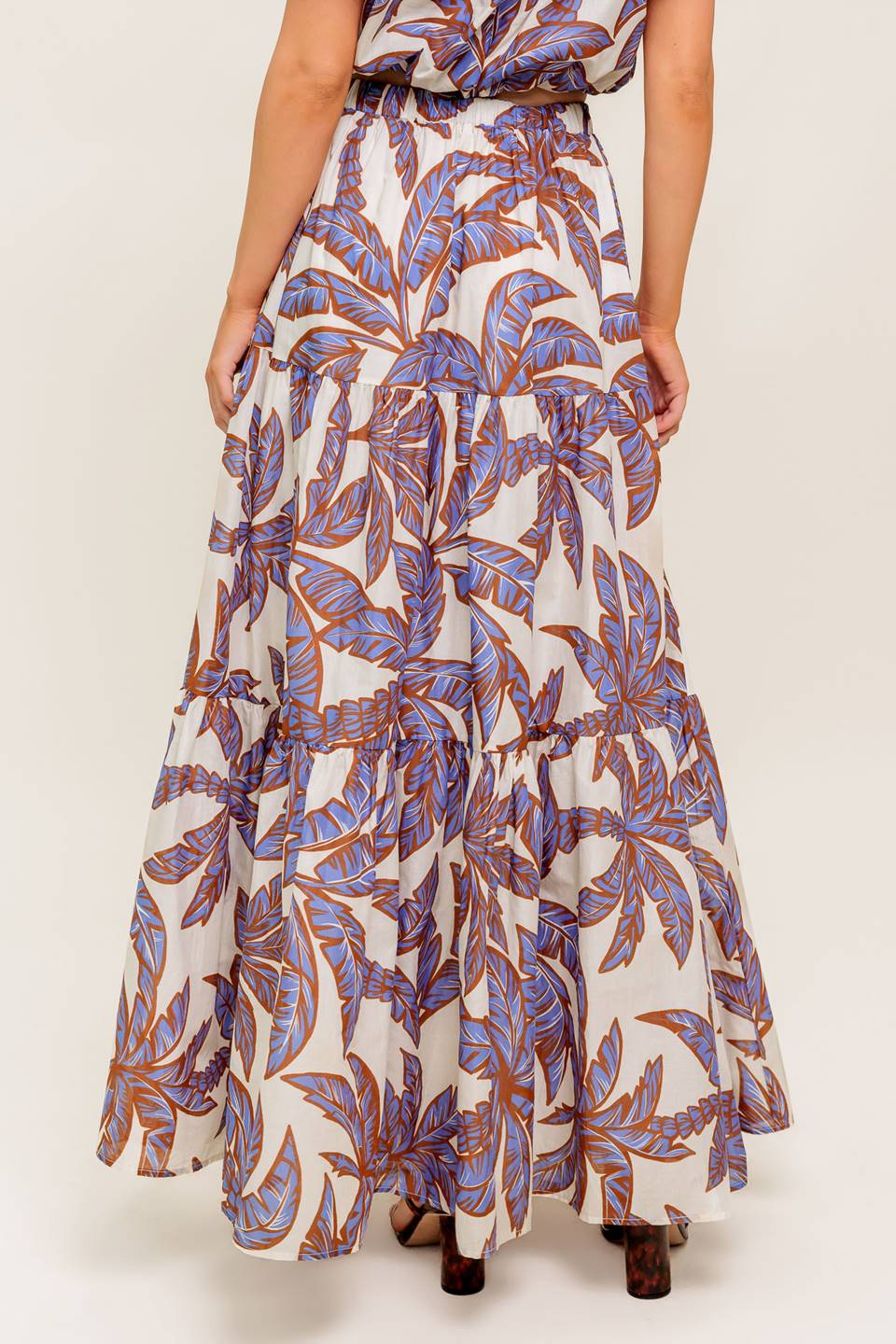 PETAL WALTZ WOVEN MAXI SKIRT