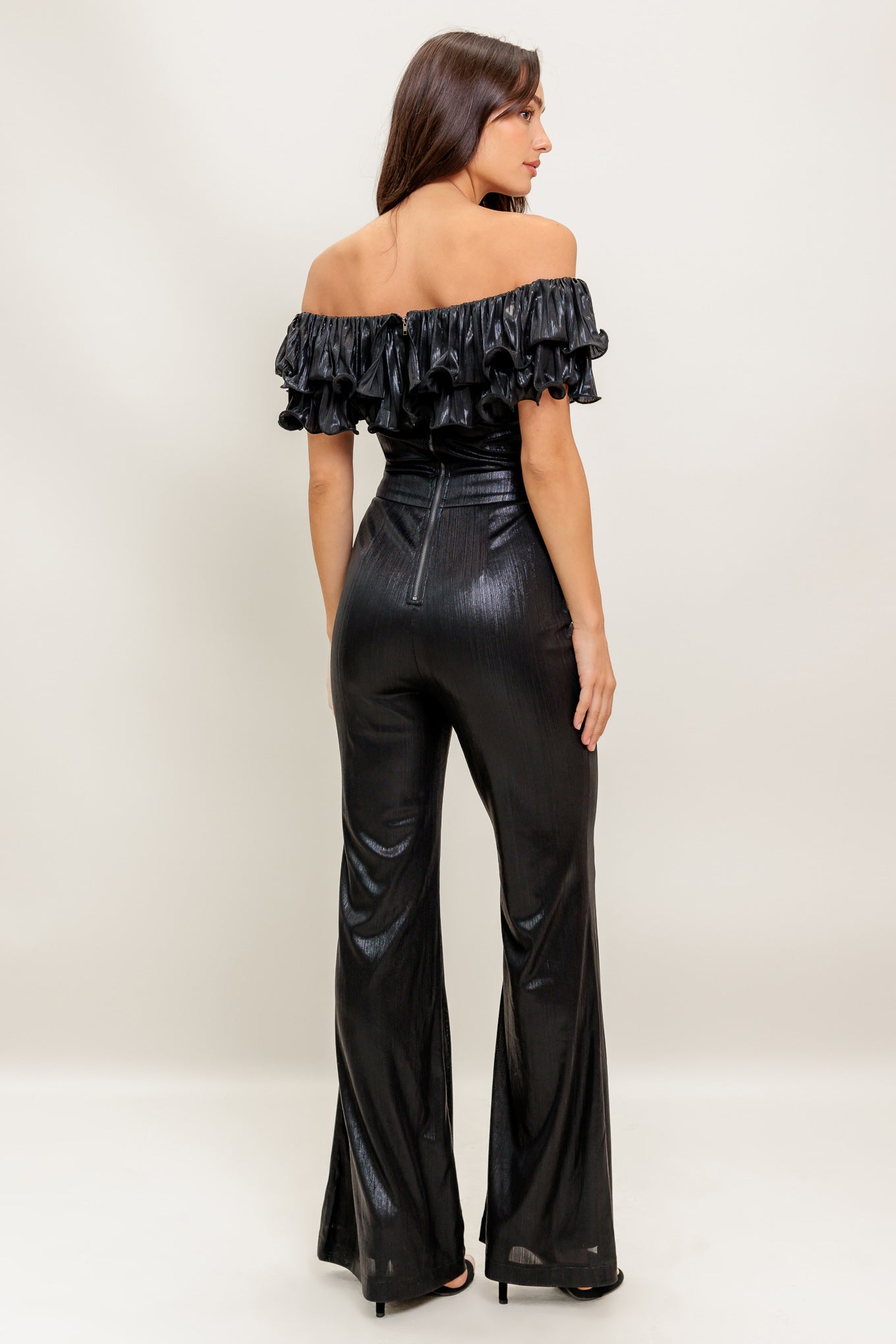 ANGEL EYES COATED WOVEN JUMPSUIT