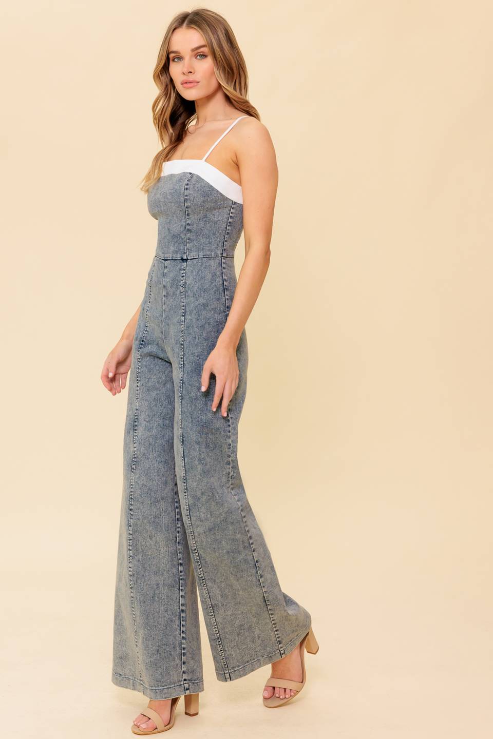 BEAUTIFUL AS YOU DENIM JUMPSUIT