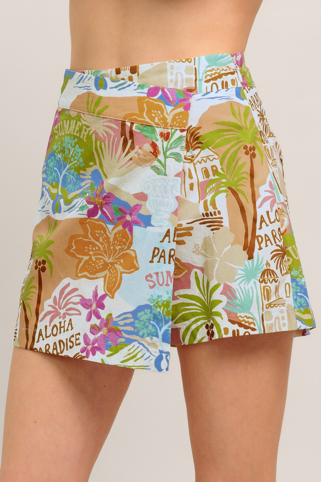 JUST ADD SUNSHINE WOVEN SKORT