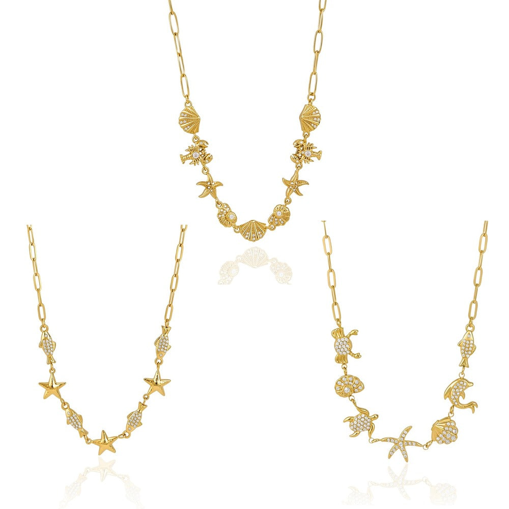 Mixed Pendant Necklace Collection