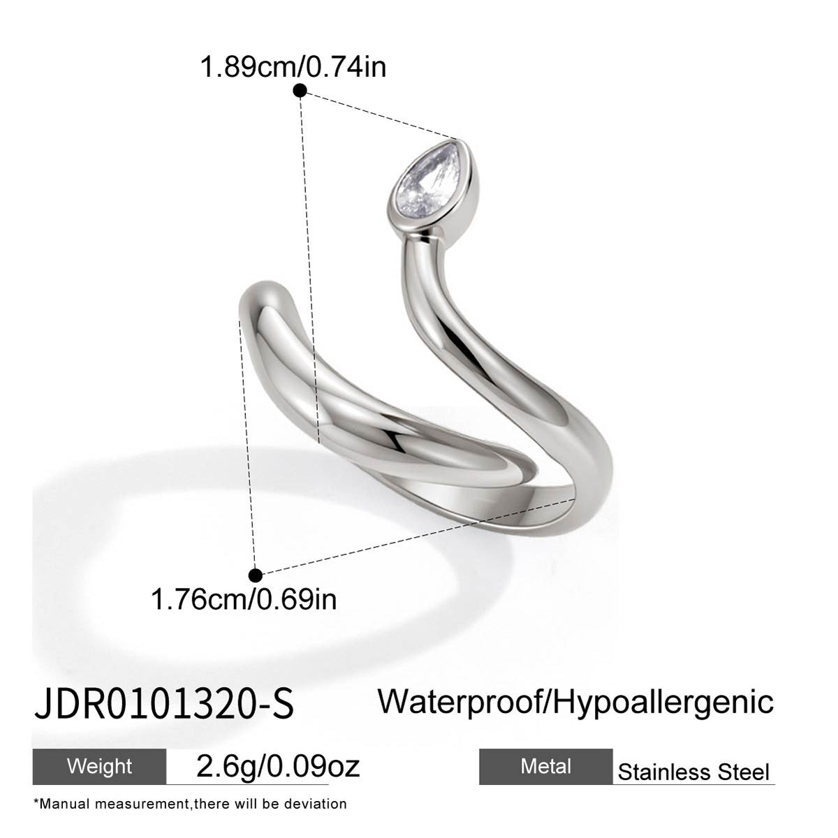 Two Tone Wrap Ring Collection