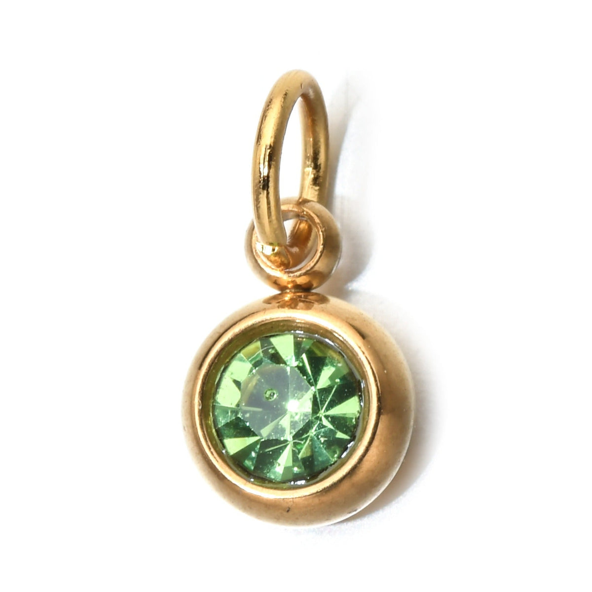 18K gold birthstone with 26 letters design light luxury noble necklace