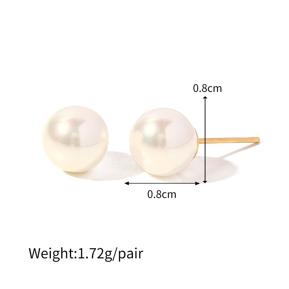18K goldfish tail design exquisite and noble earrings