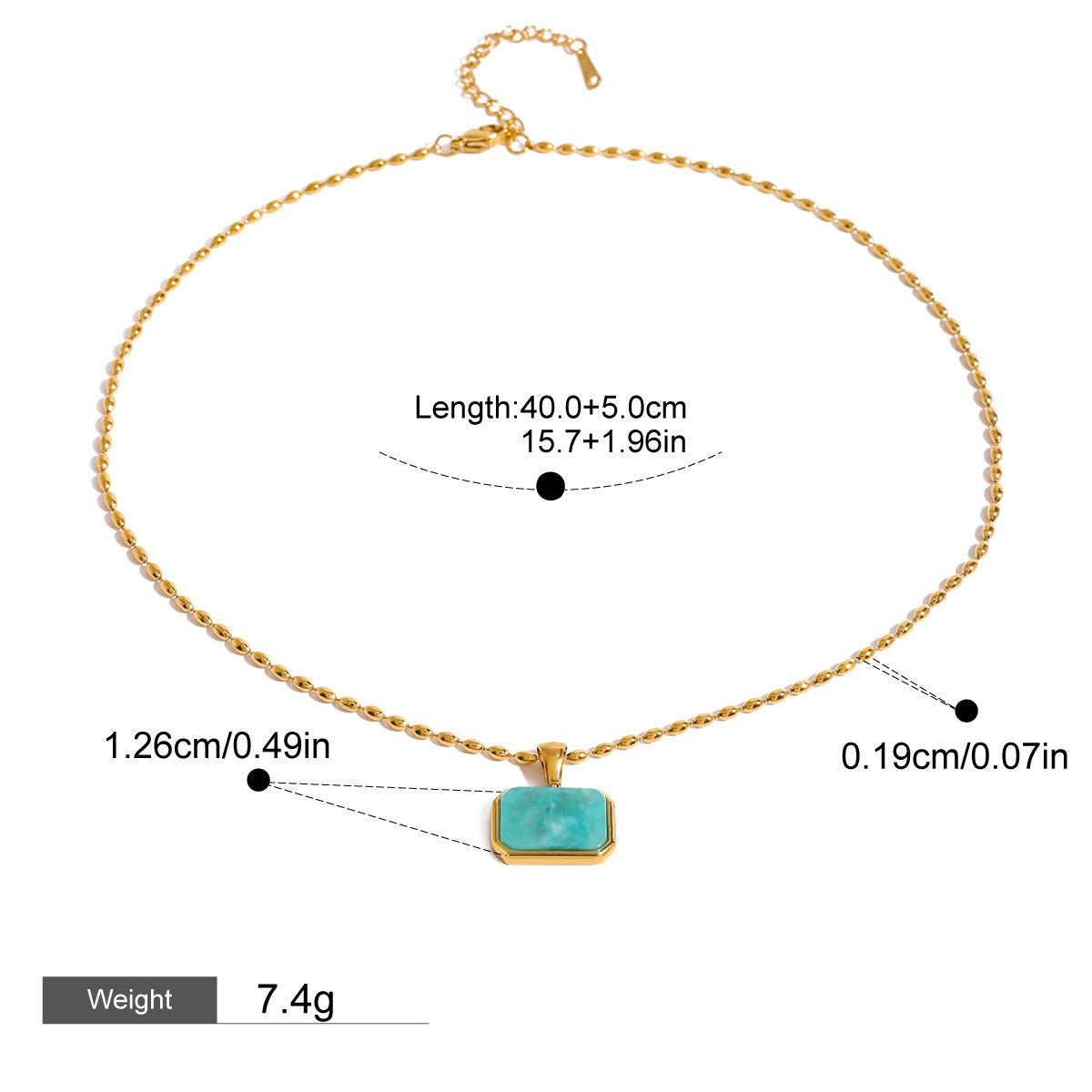 18K gold hollow heart design simple and elegant necklace