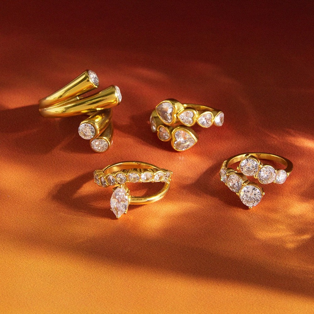 Zircon Cocktail Ring Collection