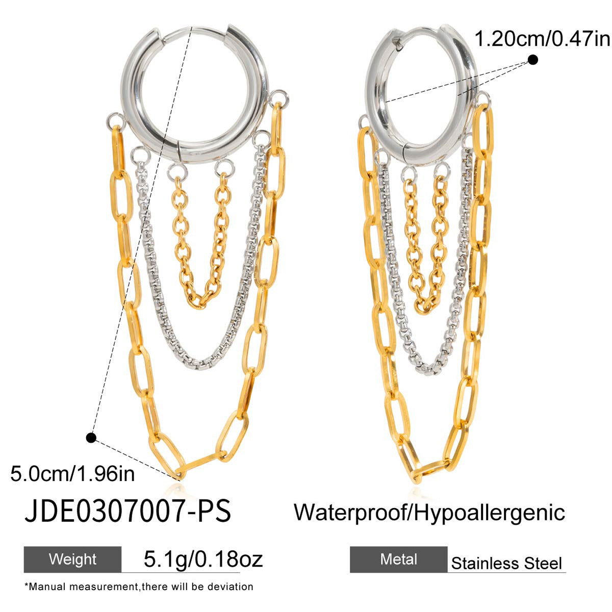 Chain Tassel Earrings Assortment