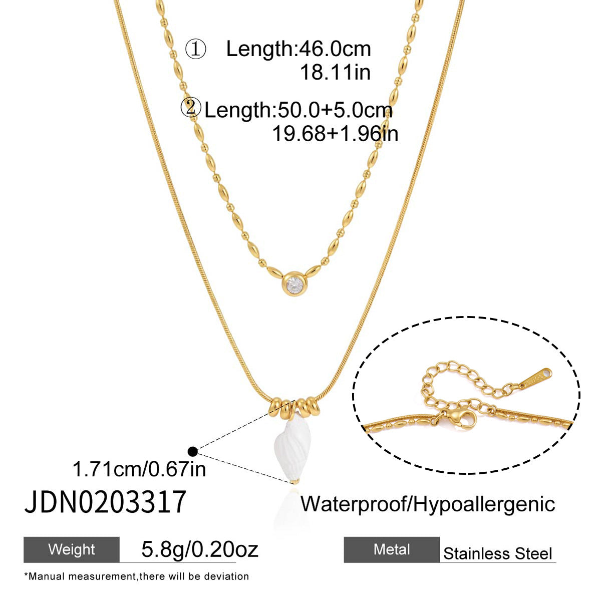 Pearl Charm Necklace Collection