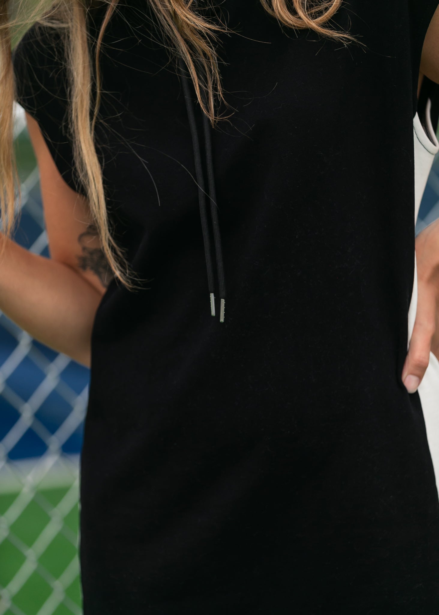 Asher Hooded Sweatshirt Dress