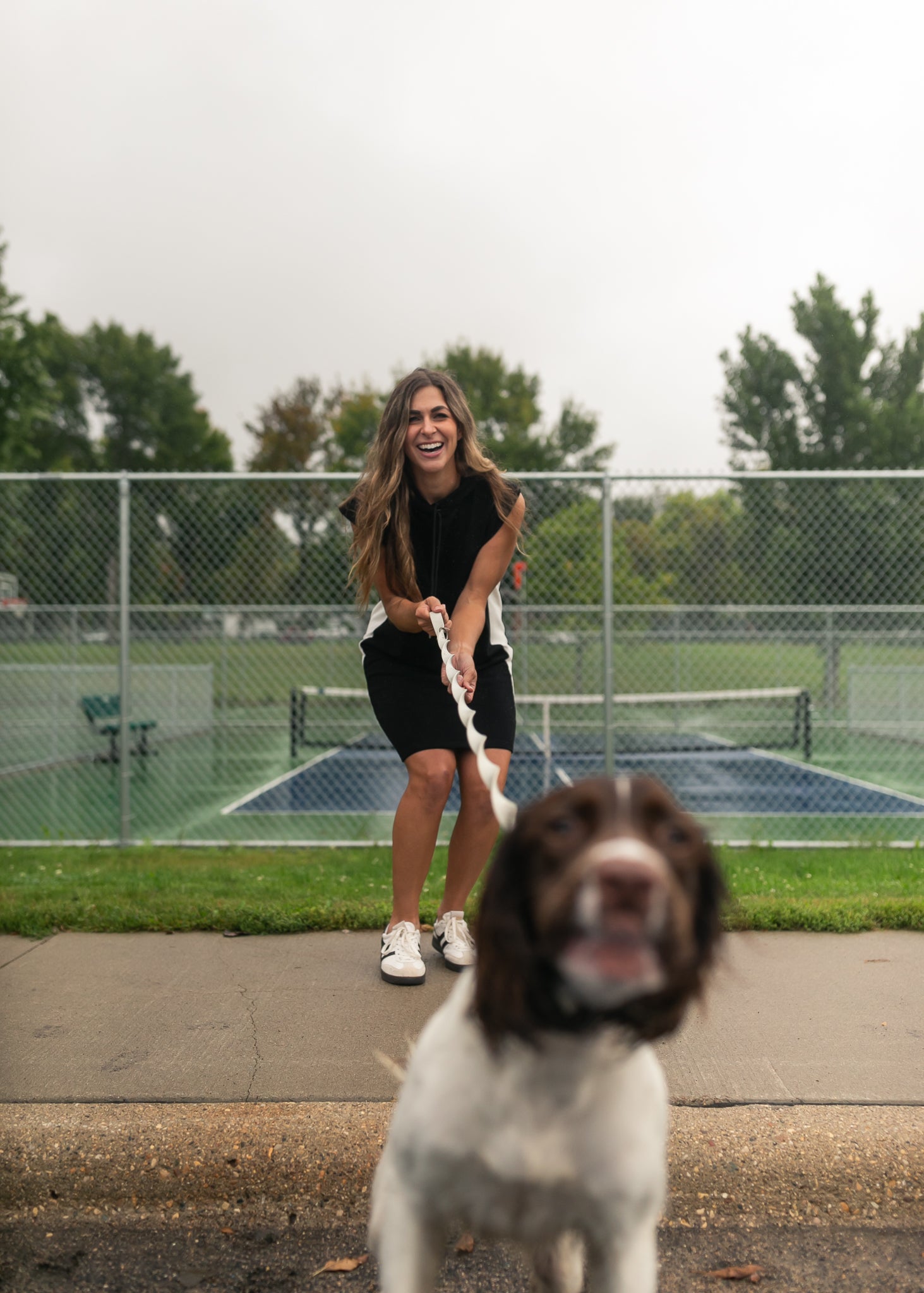 Asher Hooded Sweatshirt Dress