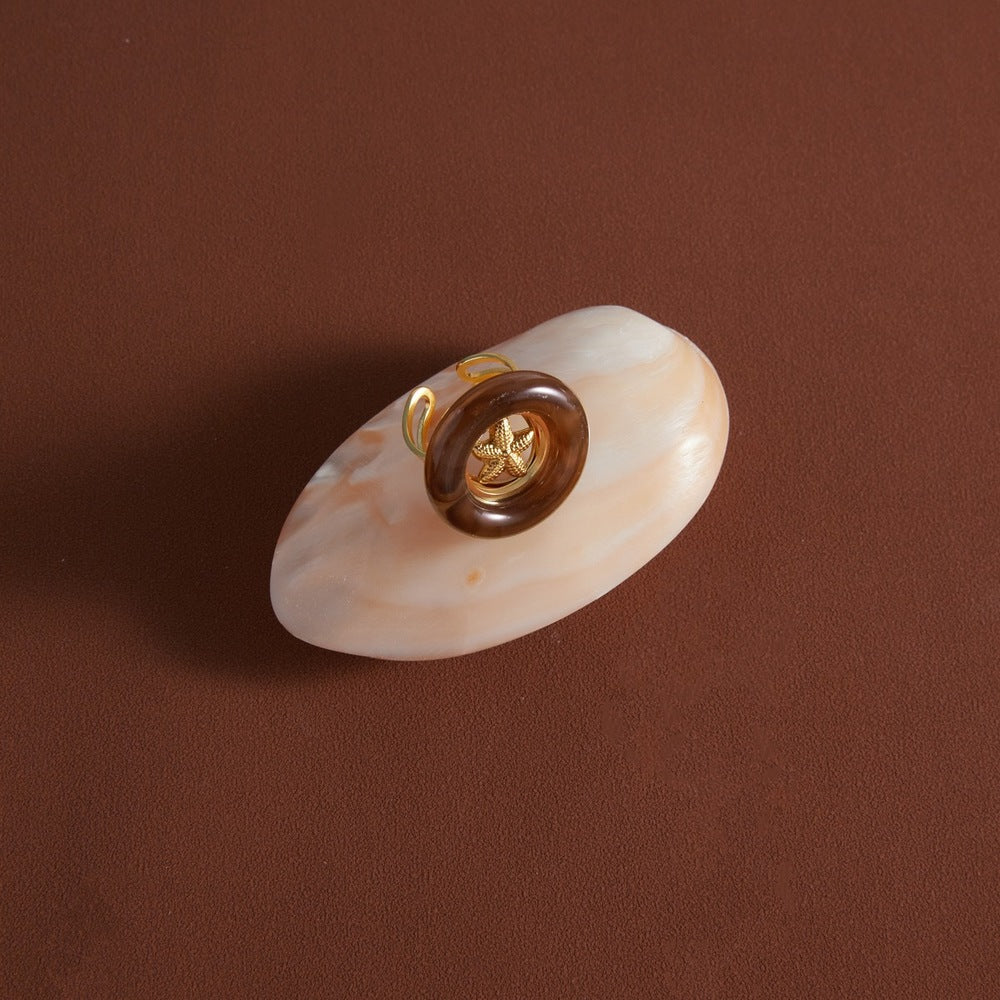 Acrylic Starfish Ring