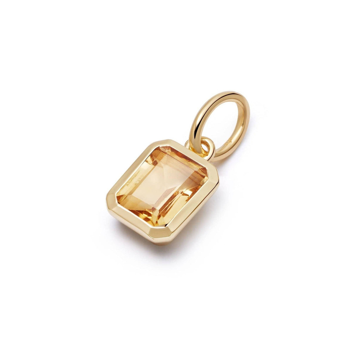 18K gold letters with birthstone design exquisite dazzling necklace