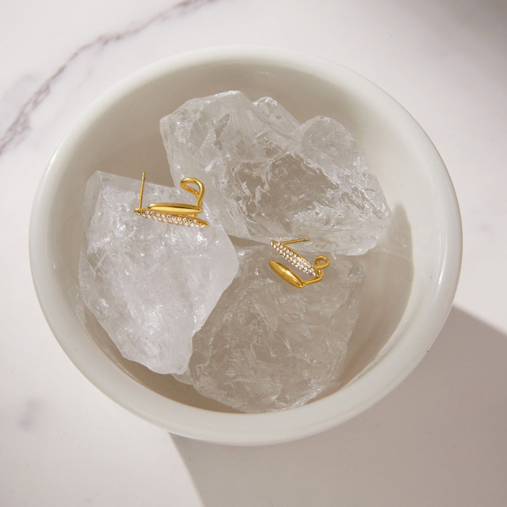 Zircon Stud Earrings