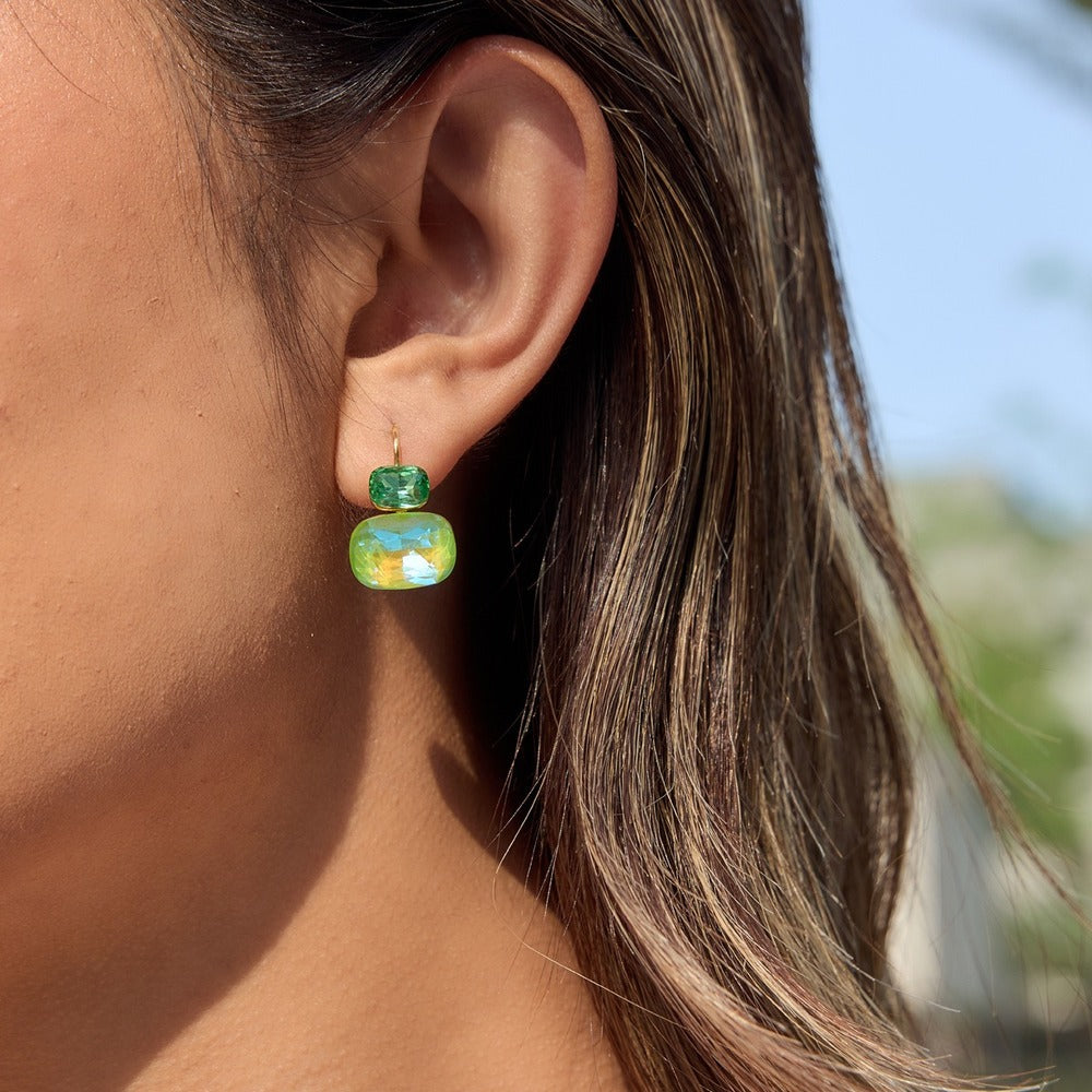 Color Zircon Hoop Earrings Collection