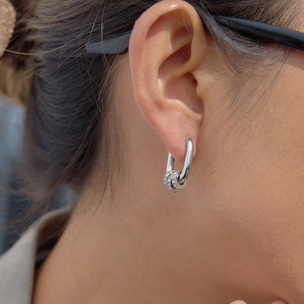 Oval Hoop Earrings Collection