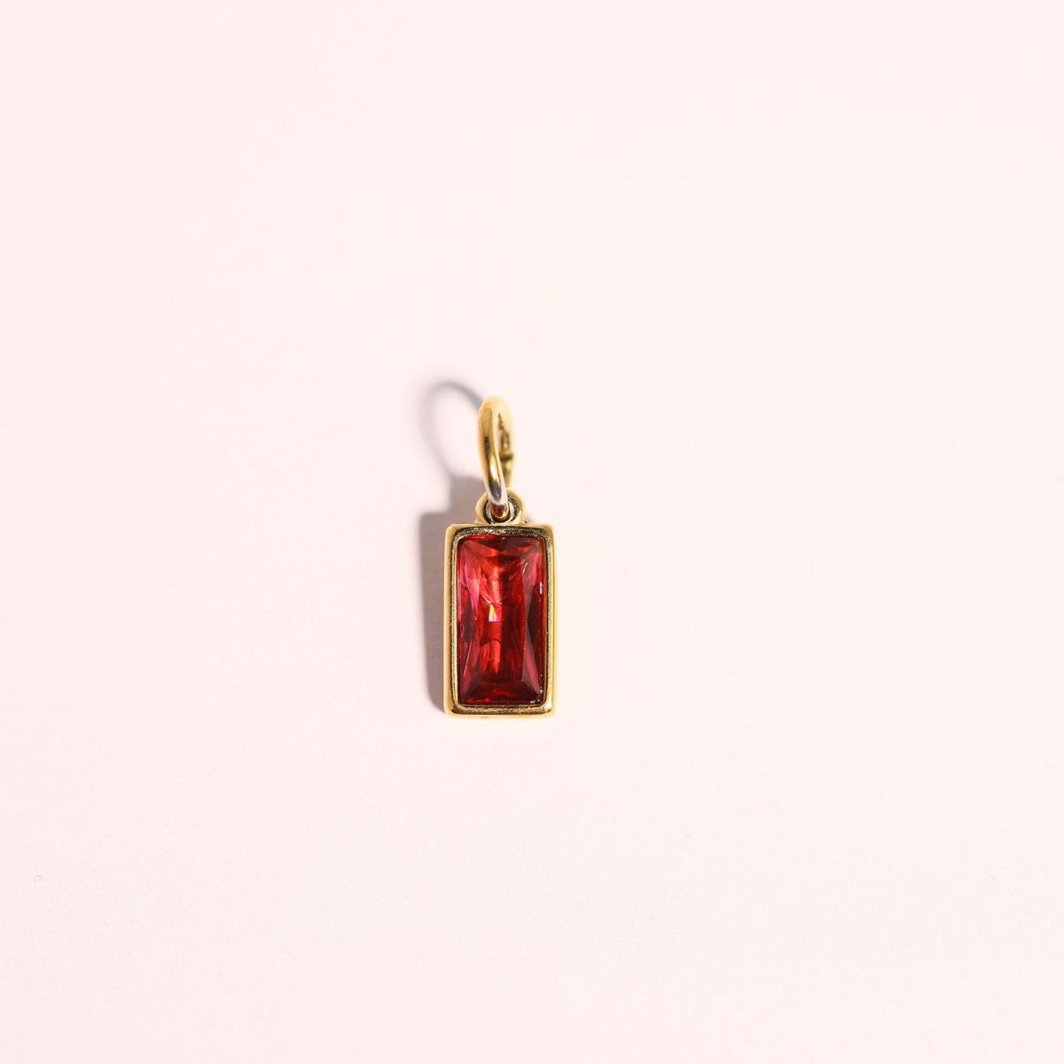 18K gold letters with birthstone design high-end necklace