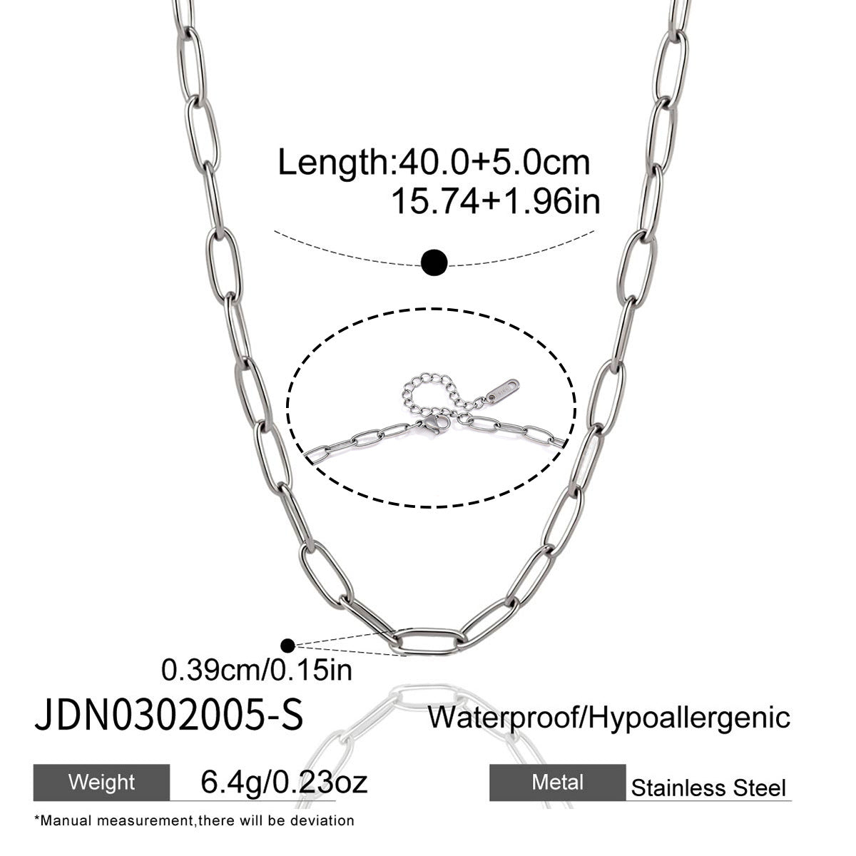 Silver Chain Bracelet and Necklace Collection