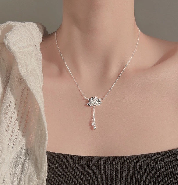 S999 Sterling Silver Earrings And Necklace