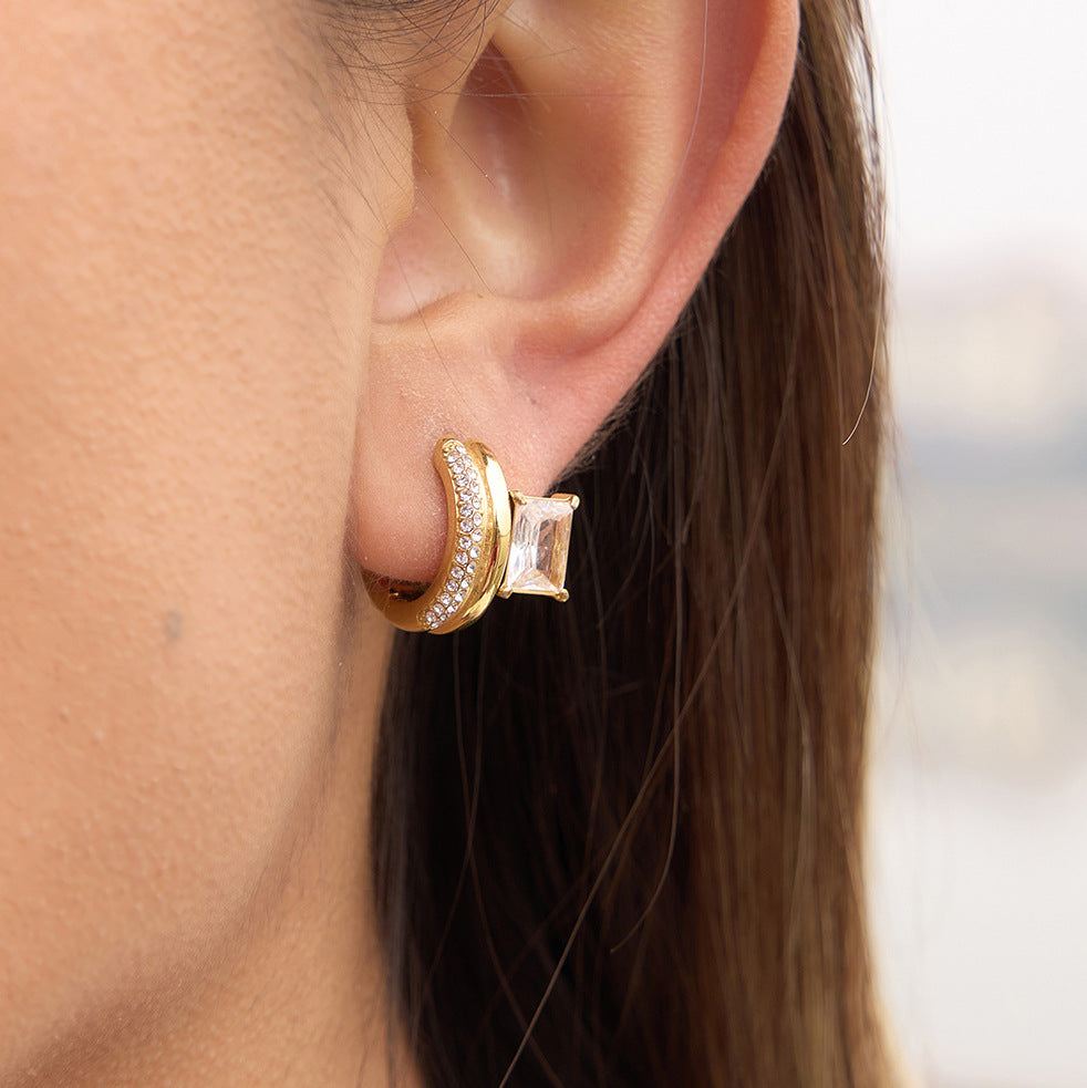 Zircon Ear Cuff Earring Collection