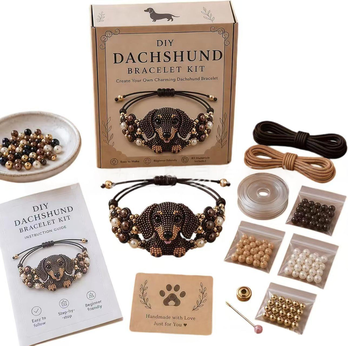 Cute Design DIY Beaded Bracelet Kit