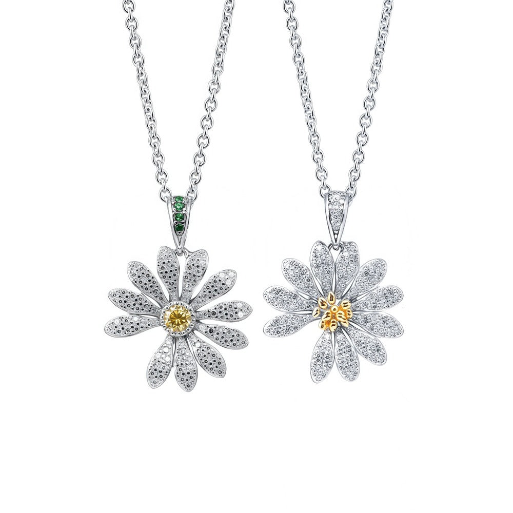 Daisy Zircon Necklace Collection