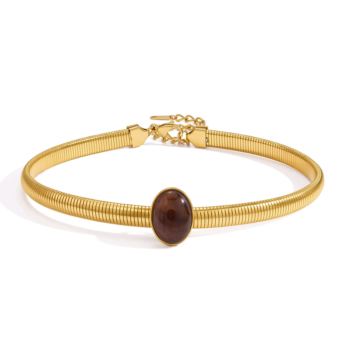Amber Resin Choker Necklace Collection