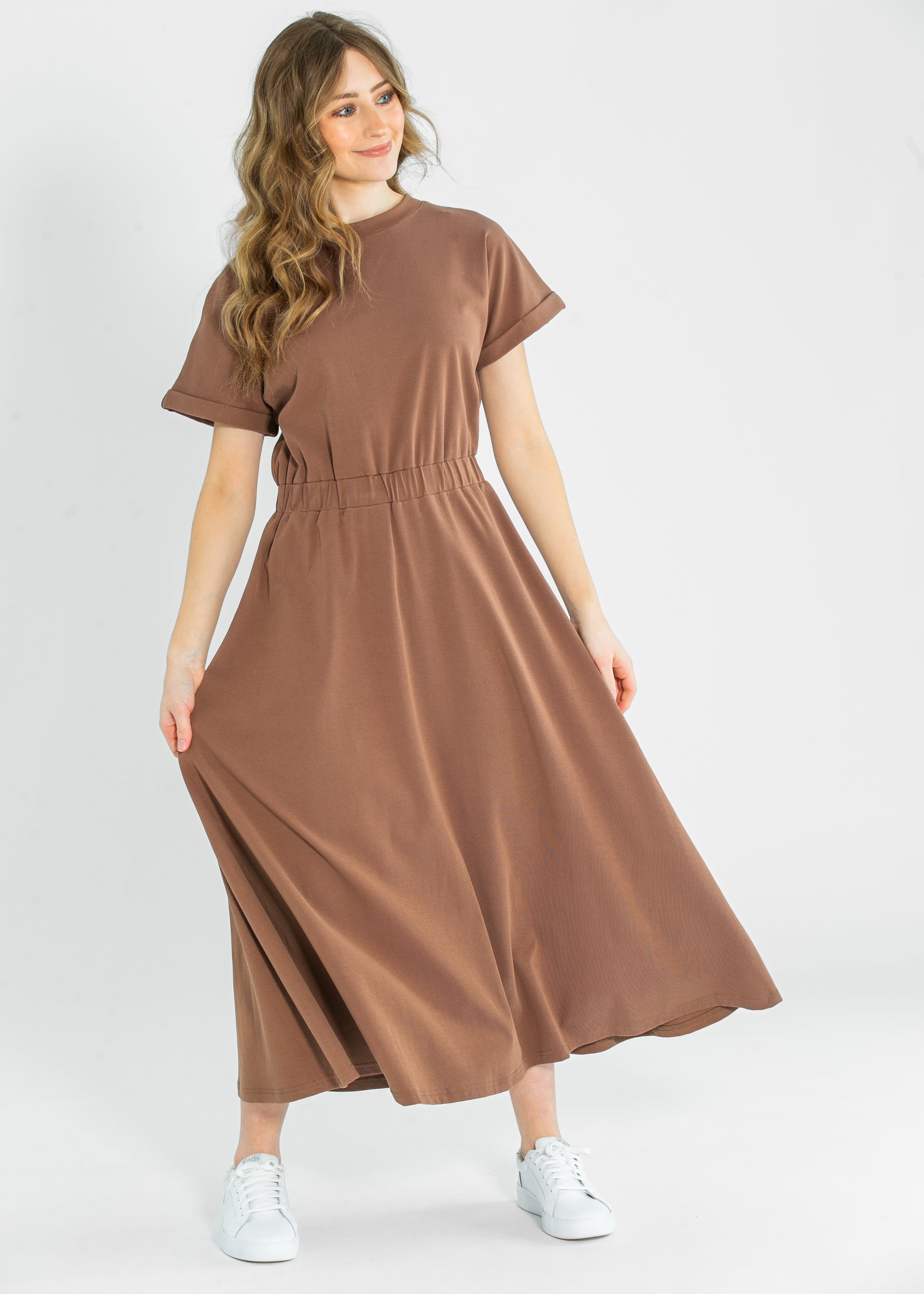 Casey Cap Sleeve Midi Dress