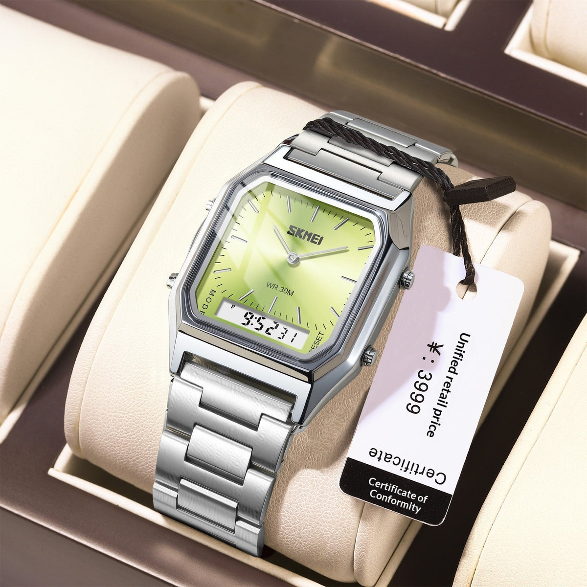 Couples Business Wristwatch Minimalist Stylish Multi-functional Alarm Watch
