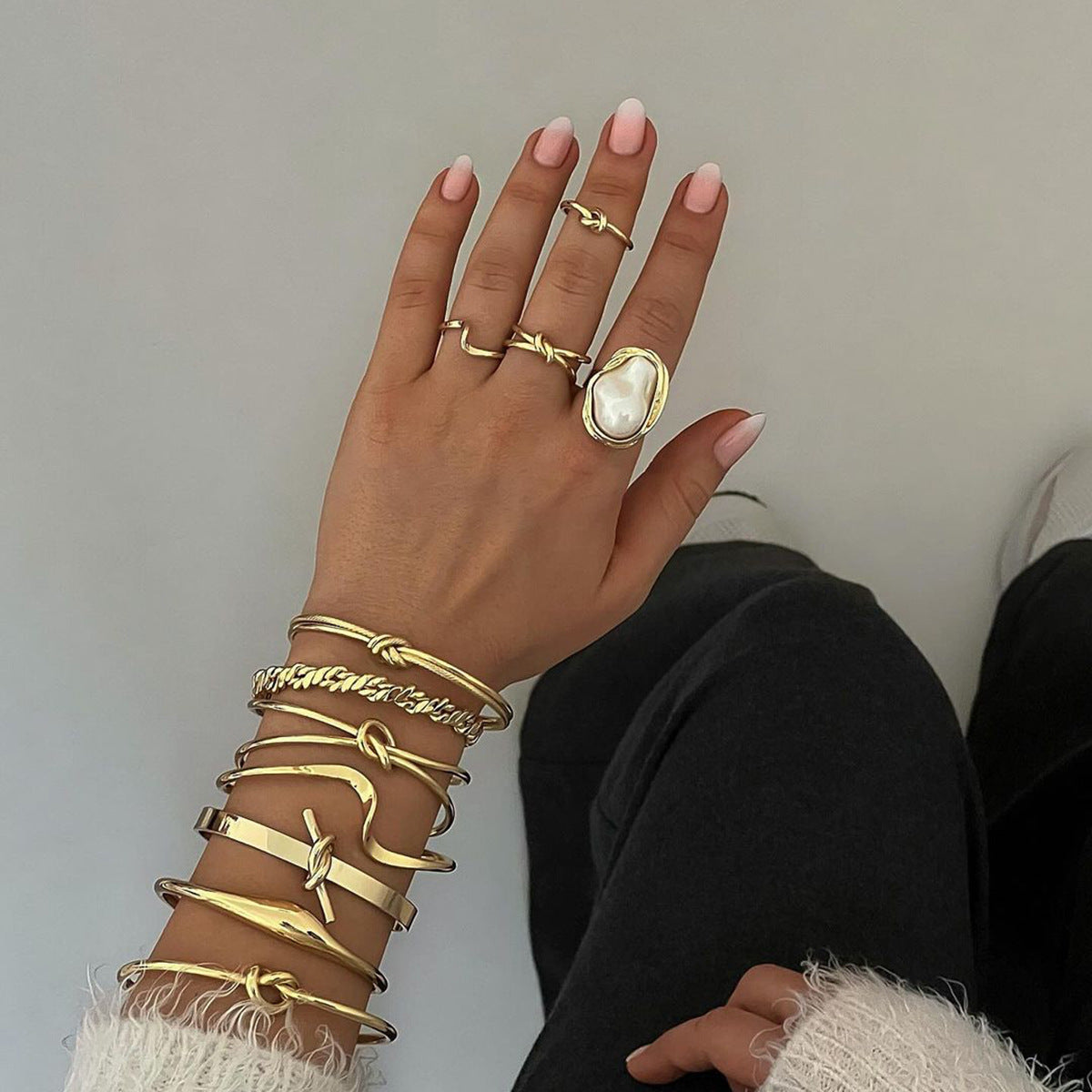 Pearl Statement Ring Collection