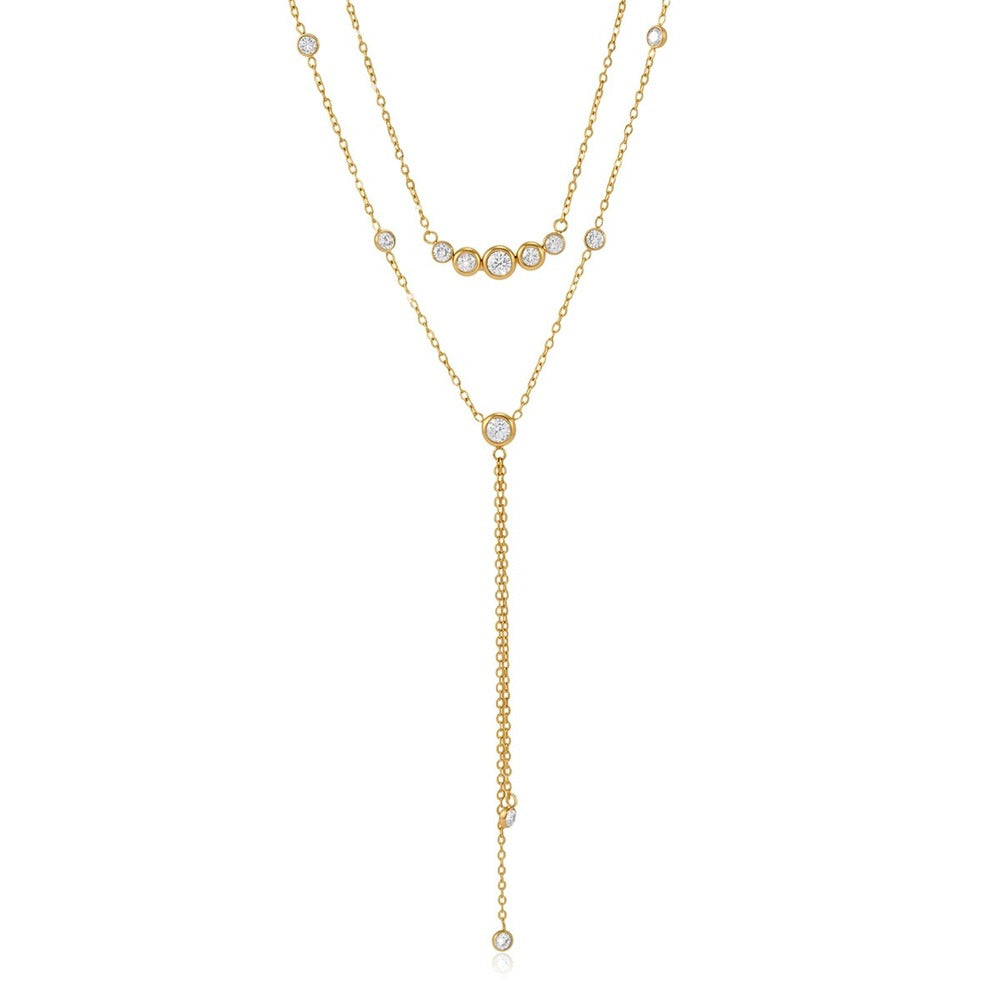 Long Chain Pendant Necklace