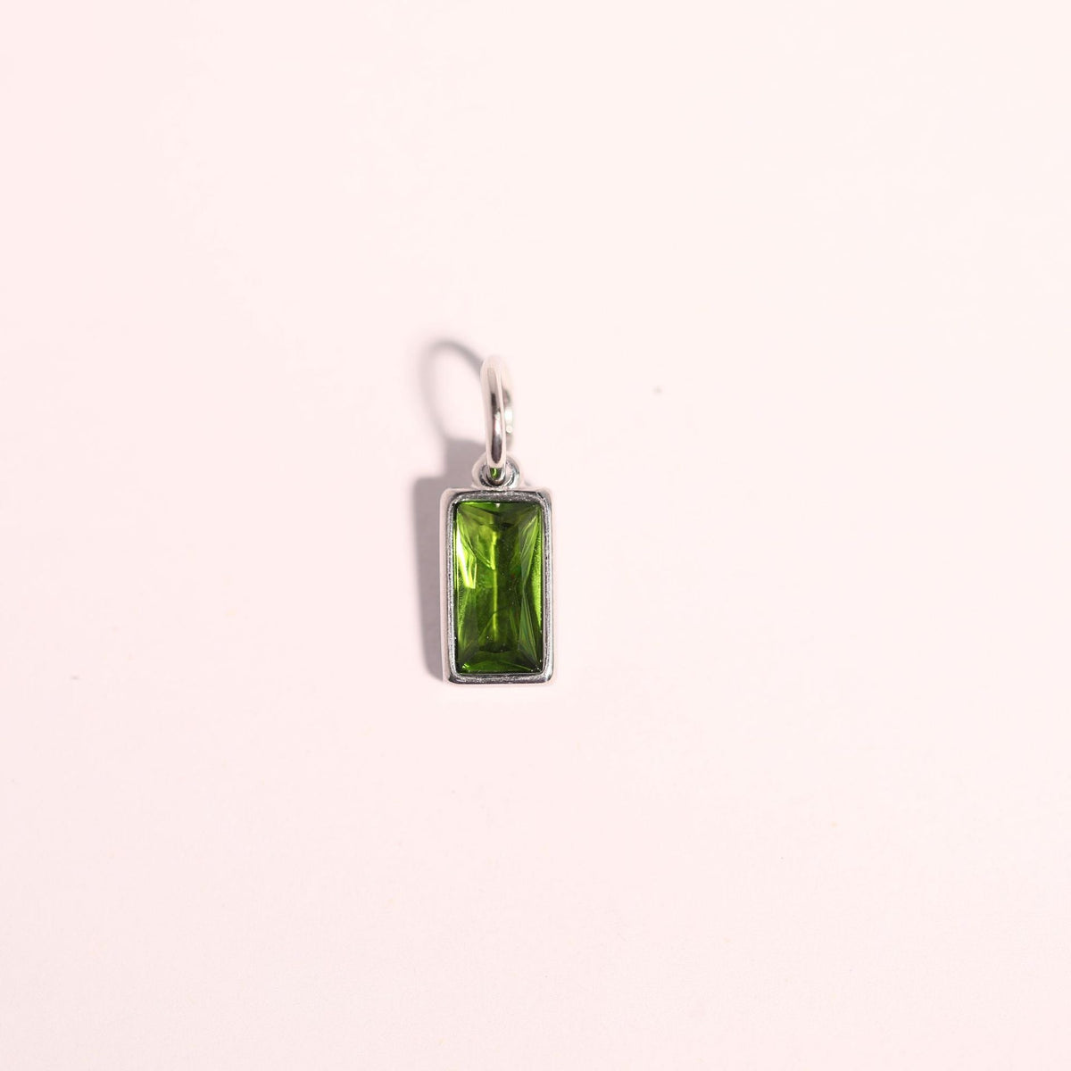 18K gold letters with birthstone design high-end necklace