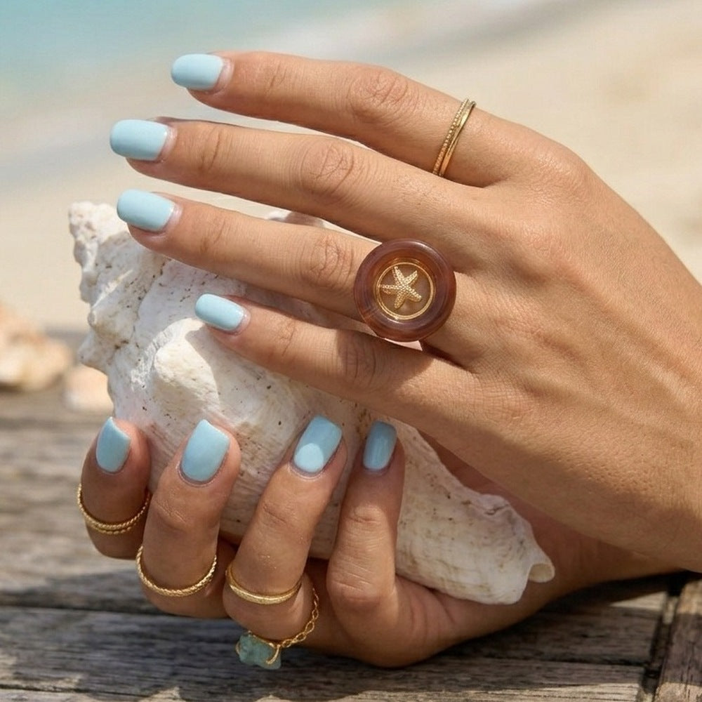 Acrylic Starfish Ring