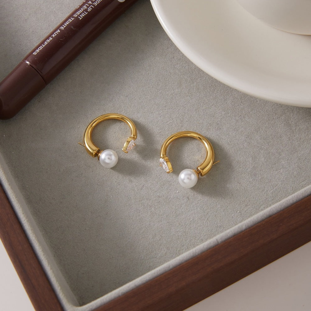 Pearl Jacket Earrings
