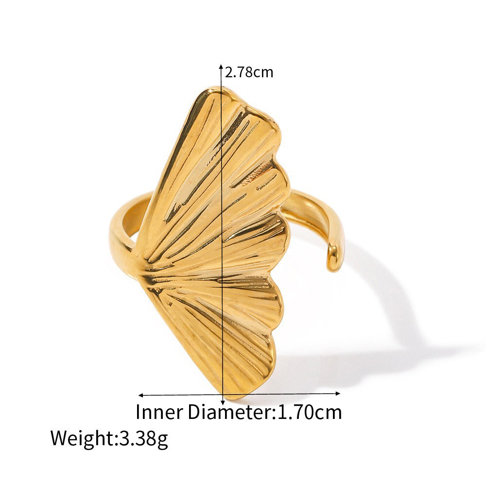 18K gold diamond design exquisite dazzling necklace ring earrings set