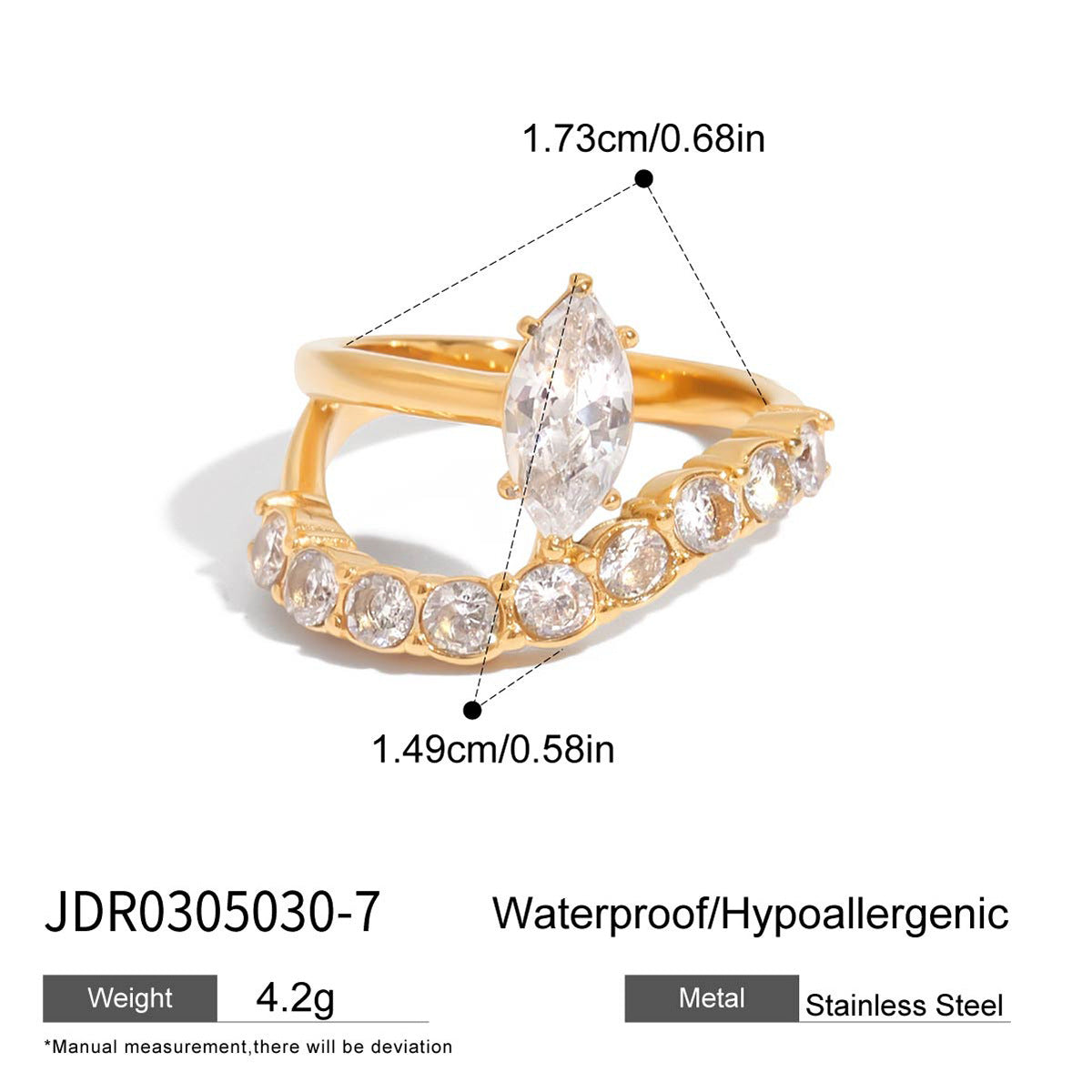 Zircon Cocktail Ring Collection