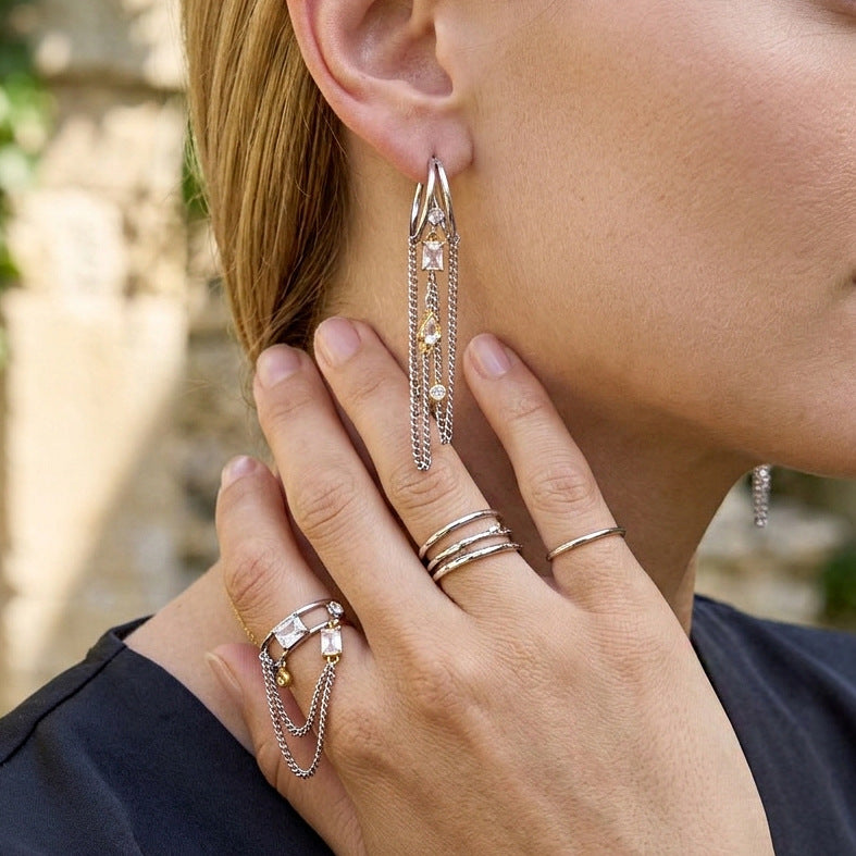 Tassel Earrings and Ring Collection