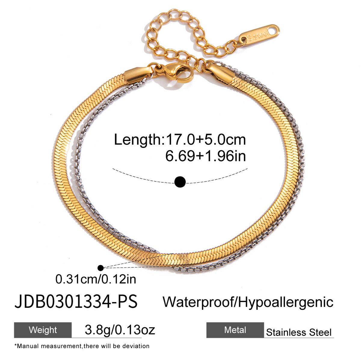 Triple Chain Bracelet Collection