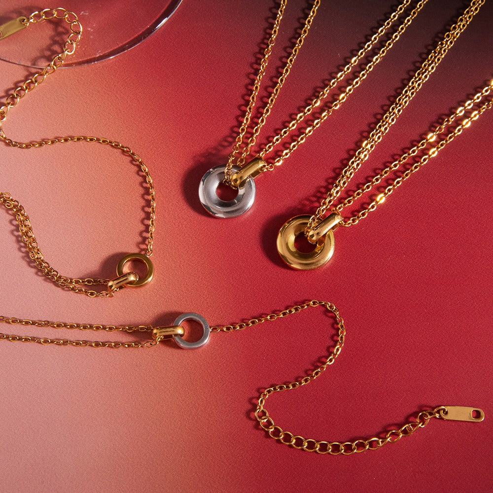 Interlocking Necklace Bracelet Collection