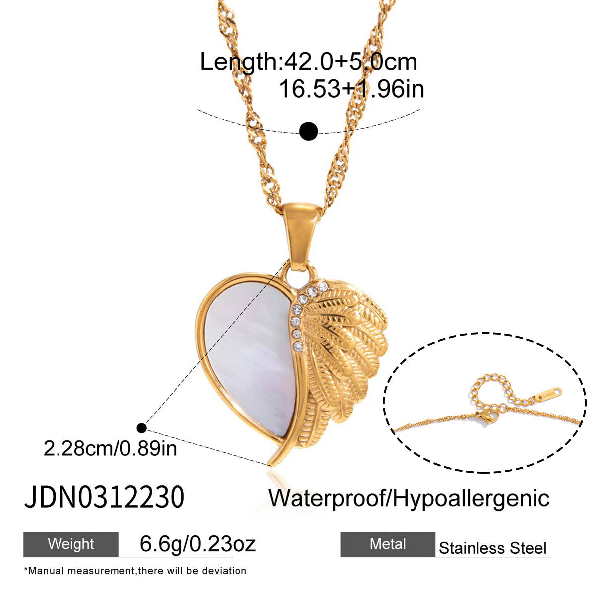 Shell Heart Necklace Collection