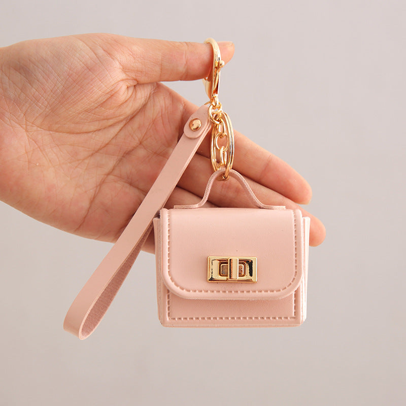 All-match Accessory Small Wallet PU Keychain