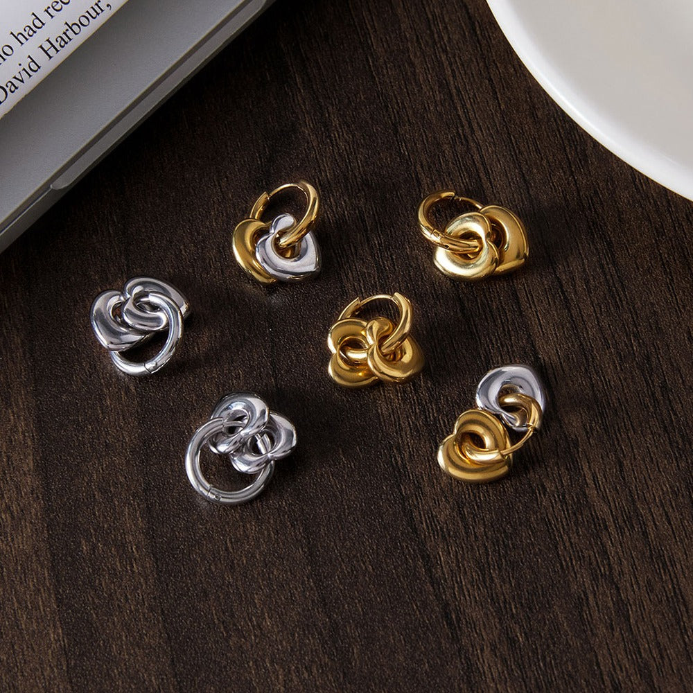 Heart Hoop Earrings Collection