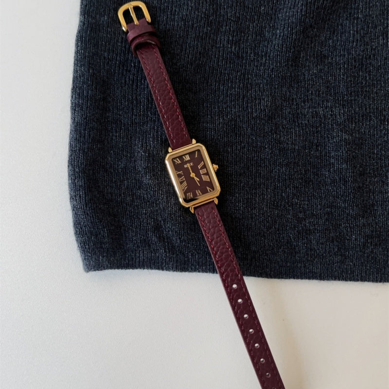 Best-selling Ankla Red New Year Watch For Women Vintage Style