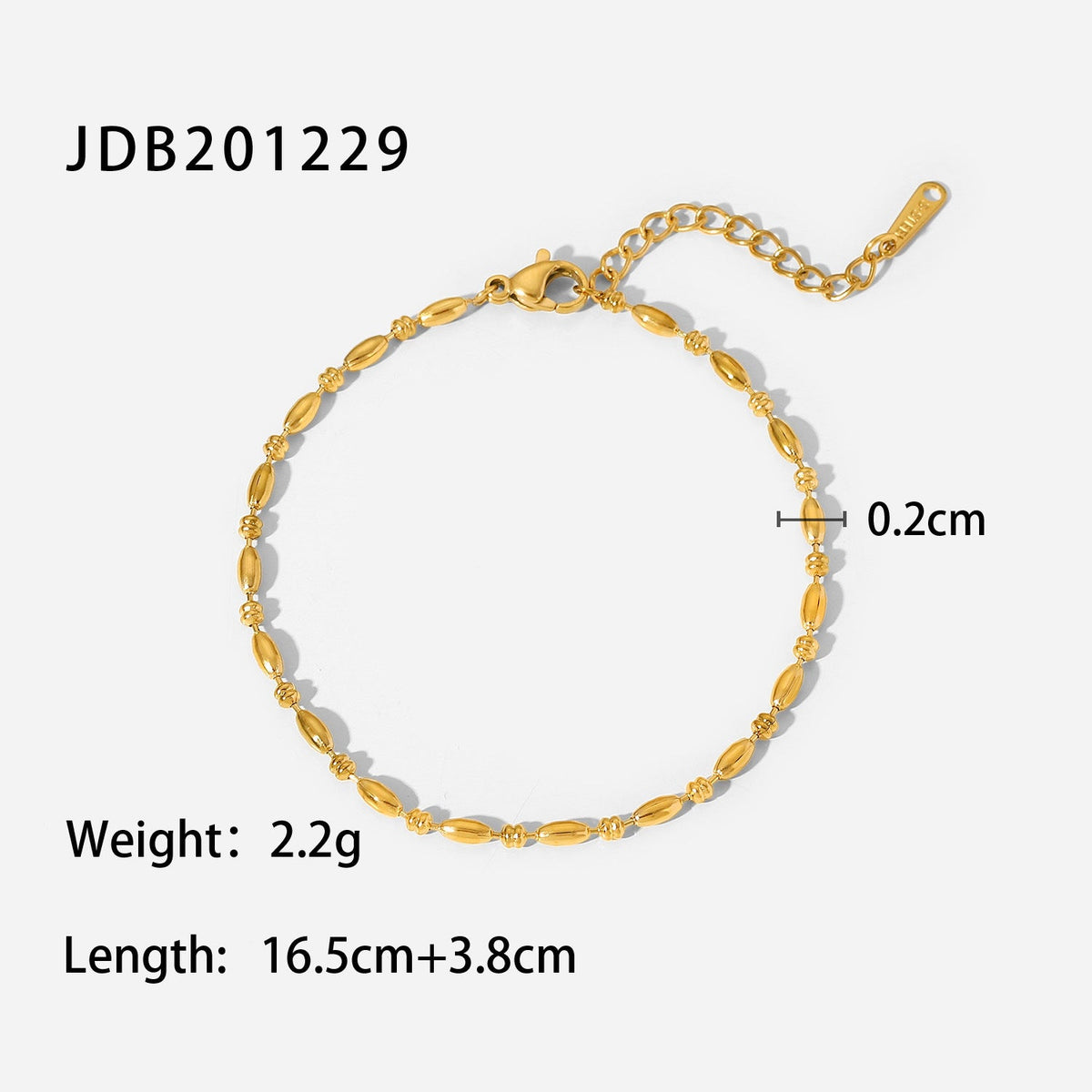 Zircon Chain Bracelet Collection
