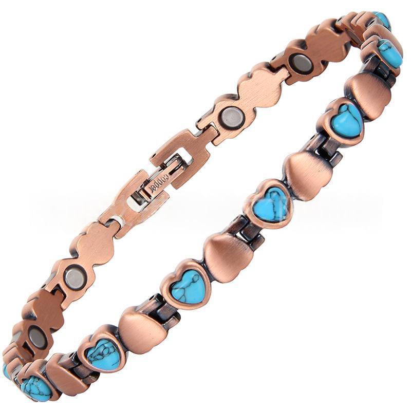 Women's Magnetic Red Copper Bracelet