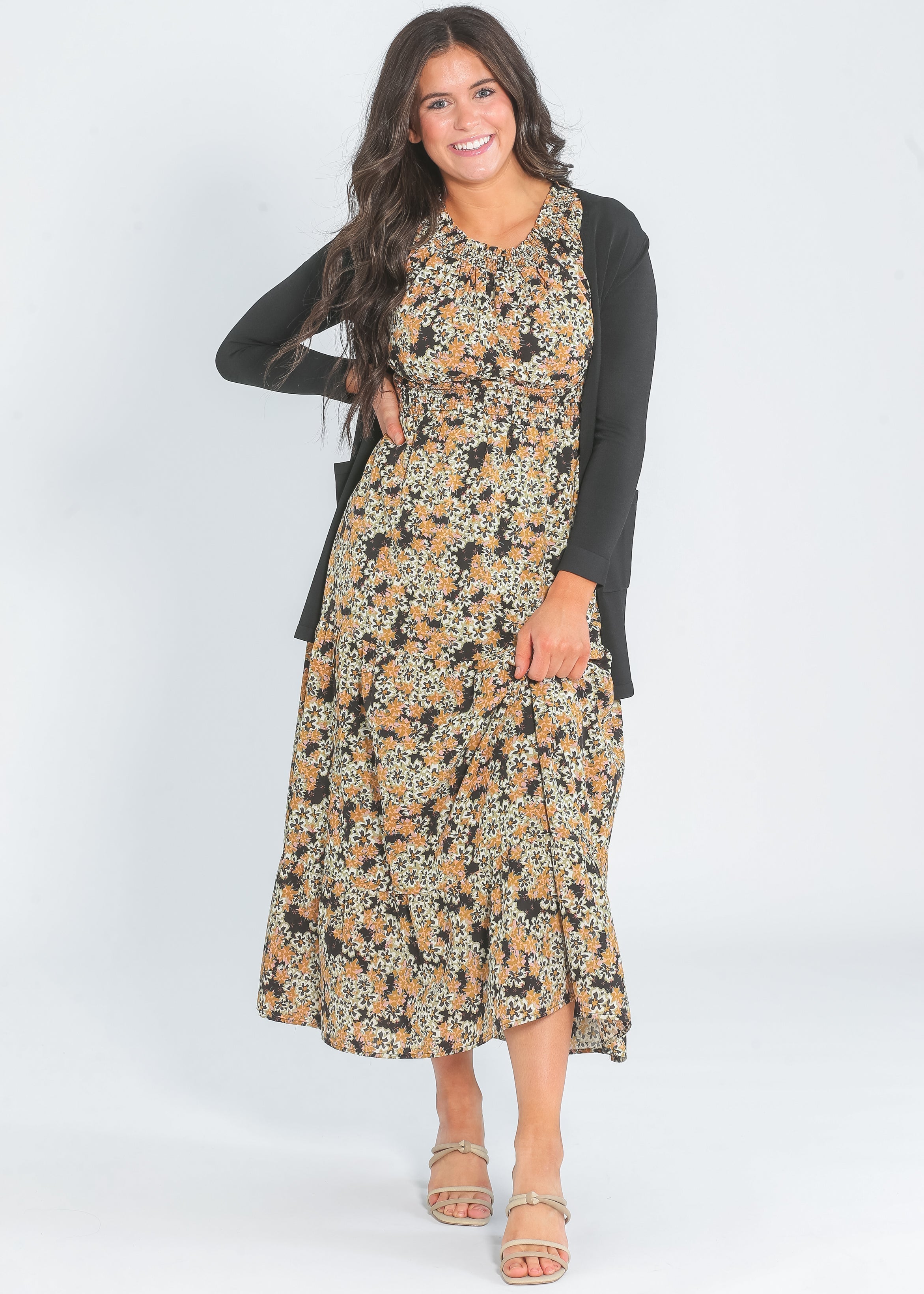 Fiona Floral Maxi Dress