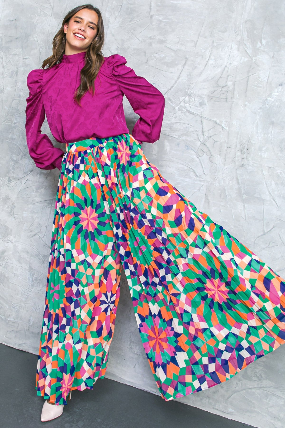 SHOWER OF KINDNESS WOVEN PANTS