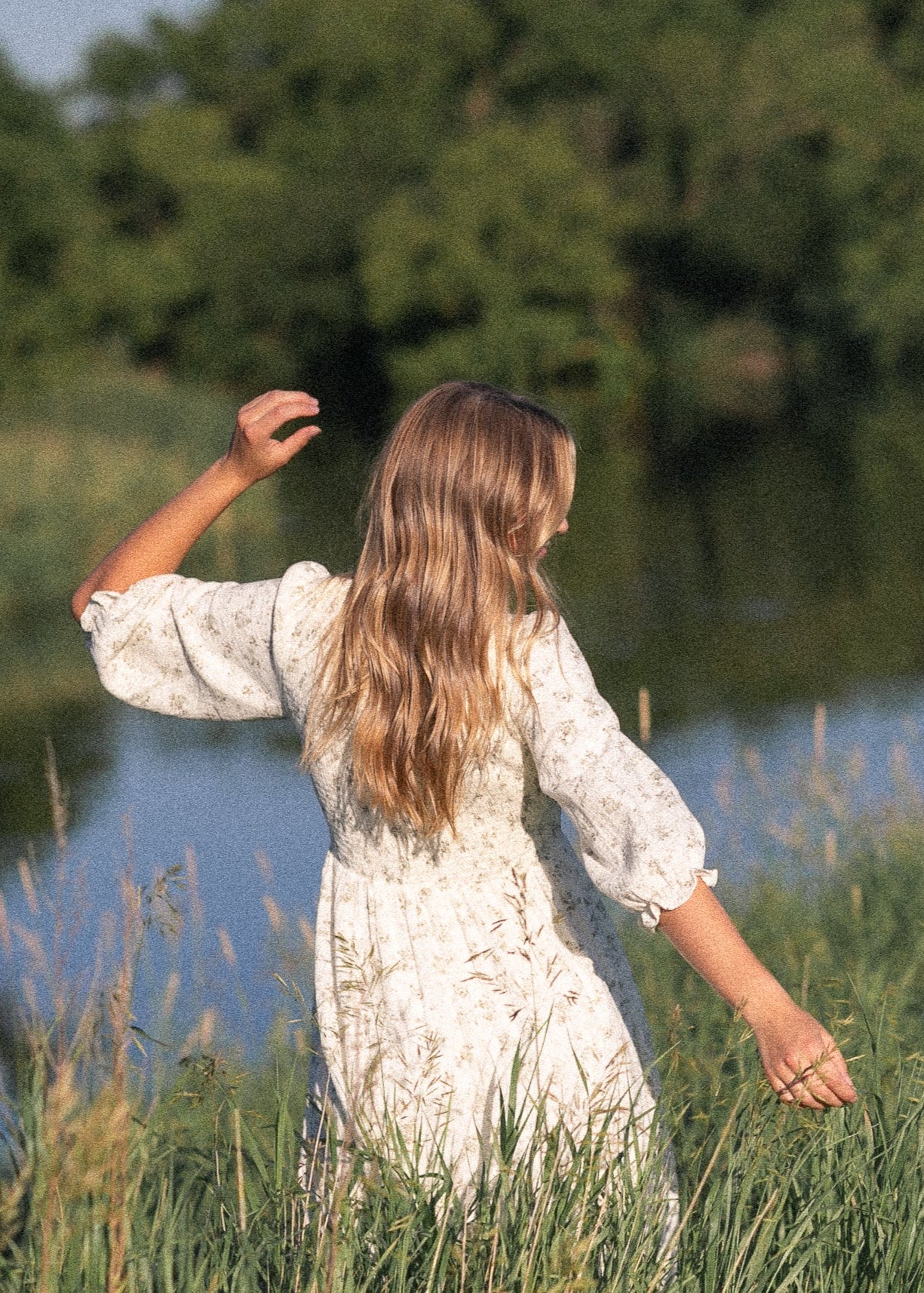 Flora Smocked Midi Dress