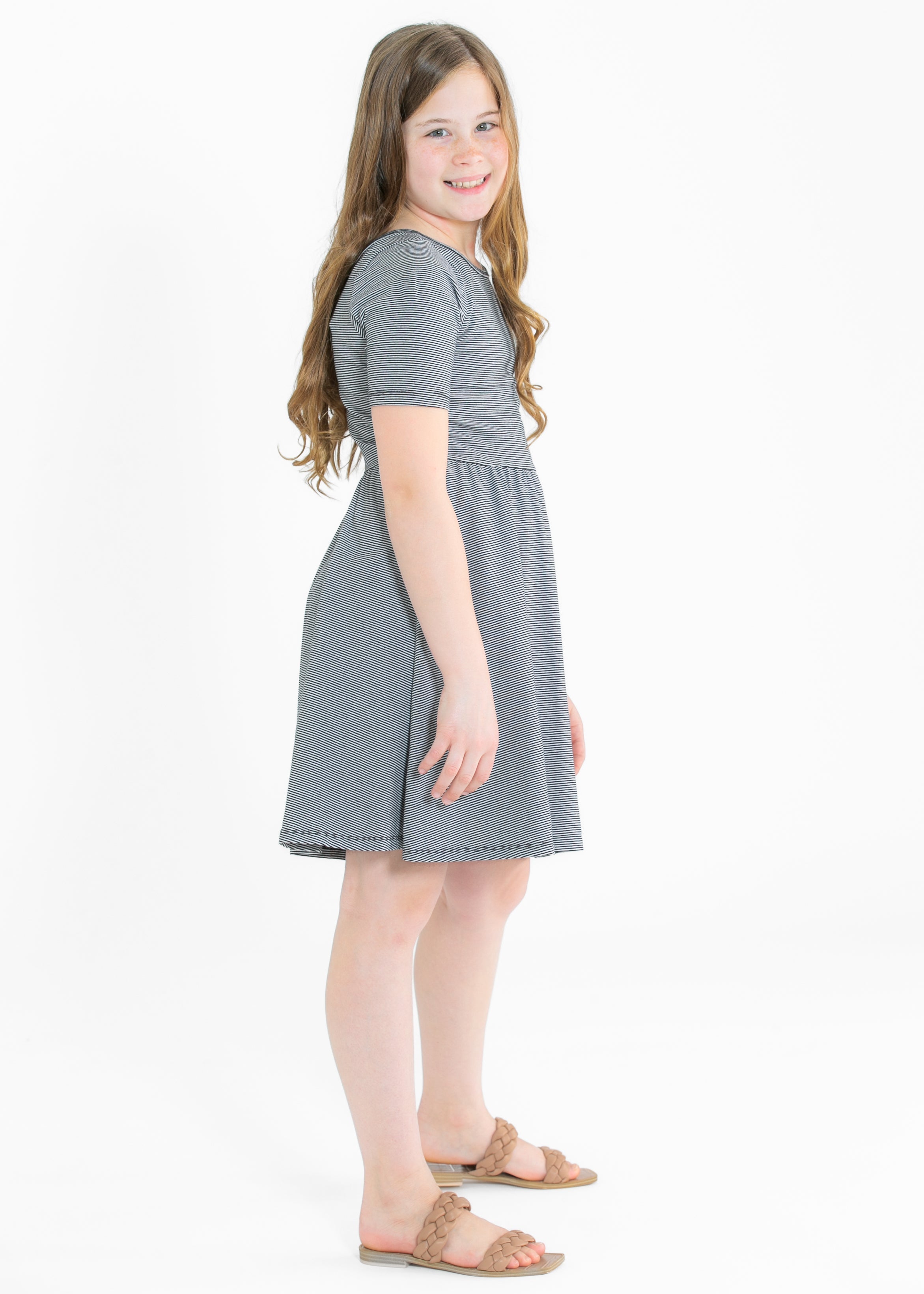 Girl's Saylor Skater Midi Dress